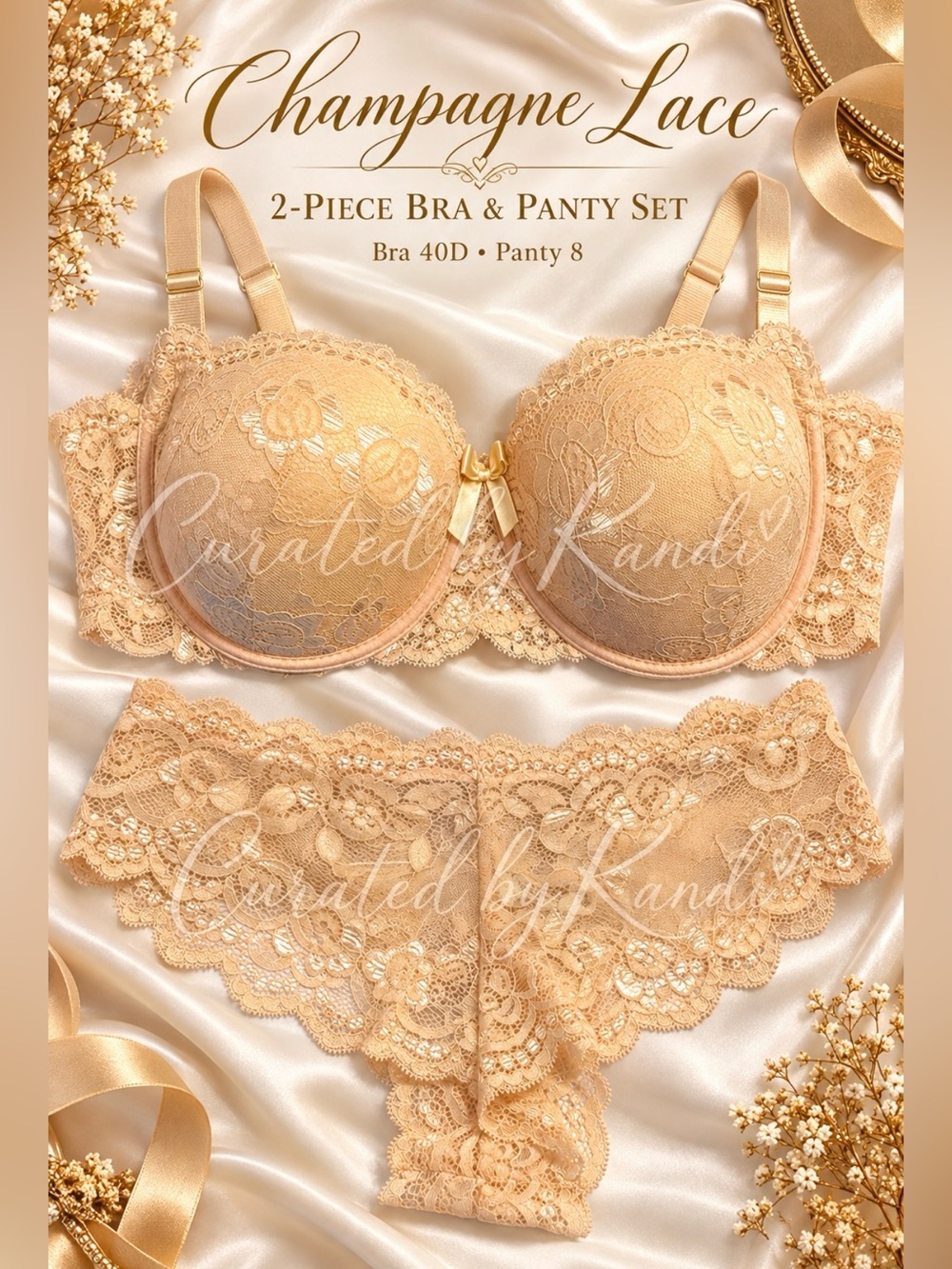 INTECO Intimates Bra & Panty Set